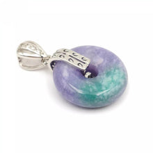 Load image into Gallery viewer, Nature Jade Round Pendant Necklace Gift Jewelry charm Blessing Lucky Accessory A