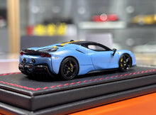 Load image into Gallery viewer, U2 1:64 Blue SF90 Stradale Coupe Hard Top Sports Model Diecast Resin Car New Collection