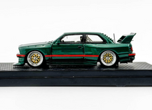 Load image into Gallery viewer, NA 1:64 Green E30 Coupe Pandem Widebody Sports Model Diecast Resin Car New Collection