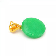 Load image into Gallery viewer, Nature Jade Round Fruit Shape Pendant Necklace Gift Jewelry charm Blessing Lucky