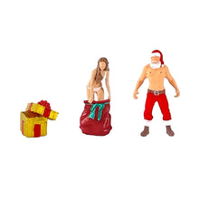 Load image into Gallery viewer, 1:64 Painted Figure Mini Model Miniature Resin Diorama Christmas Santa Girl Gift
