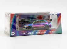 Load image into Gallery viewer, CM 1:64 Plating Purple JDM Lancer Evo 9 IX Sports Model Diecast Metal Car New Collection