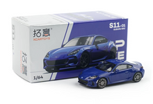 Load image into Gallery viewer, XCARTOYS 1:64 Blue JDM BRZ 86 Racing Sports Model Toy Diecast Metal Car BN