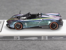 Load image into Gallery viewer, 1:64 Flame Purple Huayra BC Convertible Sports Model Diecast Resin Car New Collection