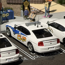 Load image into Gallery viewer, Rollin 1:64 White CHP 2008 Charger Police Sports Model Diecast Metal Car New Collection