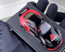 Load image into Gallery viewer, HKM 1:64 Black Advan GTS M145 MK1 LBWK Sports Model Diecast Metal Car New Collection