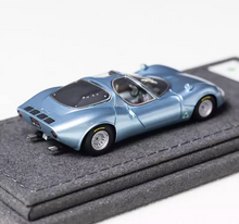 Load image into Gallery viewer, DMH 1:64 Ice Blue Tipo33 Stradale Racing Sport Model Diecast Resin Car New Collection