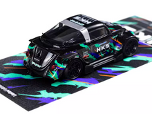 Load image into Gallery viewer, TM 1:64 Black VW HKS RWB Beetle Classic Sports Model Diecast Metal Car New Collection