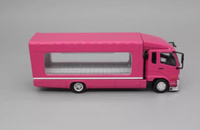 Load image into Gallery viewer, GCD 1:64 Pink Fuso FK Fighter Outriggers Raised Truck Model Diecast Metal Car