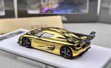 Load image into Gallery viewer, HKM 1:64 Electroplated Gold One 1 Racing Sports Model Diecast Metal Car New Collection