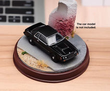 Load image into Gallery viewer, 1:64 Painted Car Model Base Miniature Diorama Sand Scenario Grey Road Faux Rock