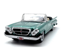 Load image into Gallery viewer, 1:87 Green 1961 Chrysler 300 Convertible Sports Model Diecast Metal Car New Collection