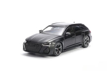 Load image into Gallery viewer, Masdi 1:64 Matte Black RS6 Advan Wagon Sports Model Diecast Metal Car New Collection