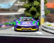 Load image into Gallery viewer, King 1:64 Purple EVA Aventador LP700 LBWK Sports Model Diecast Metal Car New Collection