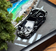 Load image into Gallery viewer, Minigt 1:64 Black Murcielago GT EVO LB Sports Model Diecast Metal Car New Collection