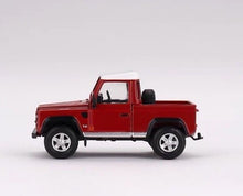 Load image into Gallery viewer, MINIGT 1:64 Red Defender 90 Pickup Truck Sports Model Diecast Metal Car