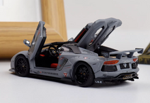 Load image into Gallery viewer, RM 1:64 Gray Aventador LP700-4 LBWK Sports Open Model Diecast Metal Car New Collection