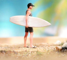 Load image into Gallery viewer, 1:64 Painted Figure Model Miniature Resin Diorama Sand Surfer Surf Man Boy Toy Collection