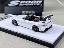 Load image into Gallery viewer, MT 1:64 JDM White S2000 Spoon Racing Sports Model Diecast Metal Car New Collection