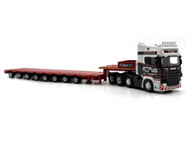 Load image into Gallery viewer, OXFORD 1:76 Scania Multi-axle Low Load Trailer Truck Model Diecast Metal Car New