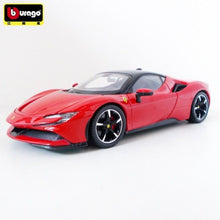 Load image into Gallery viewer, Bburago 1:24 Red SF90 Stradale Racing Sports Model Toy Diecast Metal Car BN