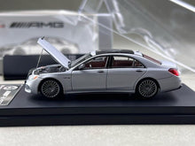 Load image into Gallery viewer, RM 1:64 Silver S63 W222 V12 Luxury Sedan Sports Model Diecast Metal Car New Collection