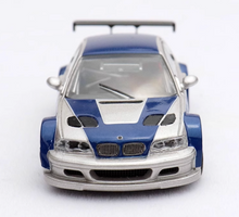 Load image into Gallery viewer, DCM 1:64 Blue M3 E46 GTR Coupe Fast Sports Model Diecast Metal Car Box New