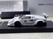 Load image into Gallery viewer, Vision 1:64 White Countach LP5000 LB #41 Sports Model Diecast Metal Car New Collection