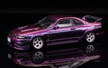 Load image into Gallery viewer, Inno 1:64 JDM Purple HK GTR R33 Nismo 400R Sports Model Diecast Metal Car New