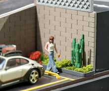 Load image into Gallery viewer, 1:64 Painted Figure Mini Model Miniature Car Scenes Resin Sand Diorama Cool Girl