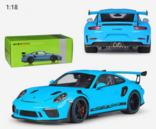 Load image into Gallery viewer, GTA 1:18 911 GT3 RS Super Racing Sports Model Diecast Metal Car Display