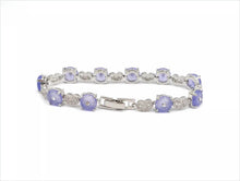 Load image into Gallery viewer, Nature Jade Beaded Bracelet Jewelry Blessing Lucky Fortune Gift For Her Purple M