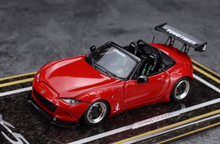 Load image into Gallery viewer, YM 1:64 Red Miata MX5 Pandem Roadster Convertible Model Diecast Resin Car New