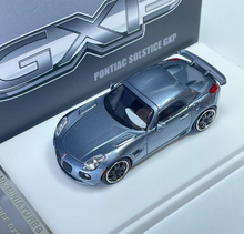 Load image into Gallery viewer, MK 1:64 HEC Blue Solstice GXP Coupe Sports Model Diecast Metal Car New Collection