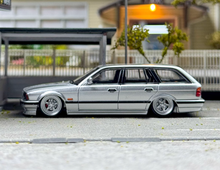 Load image into Gallery viewer, Mortal 1:64 Silver E34 Touring Wagon VIP Sports Model Diecast Metal Car New Collection
