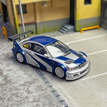 Load image into Gallery viewer, DCM 1:64 Blue M3 E46 GTR Coupe Fast Sports Model Diecast Metal Car Box New