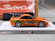 Load image into Gallery viewer, FS 1:64 Orange Supra A80 Convertible Figure Sports Model Diecast Metal Car New Collection