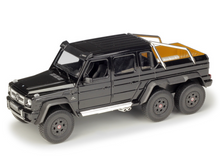 Load image into Gallery viewer, WELLY 1:24 C63 6x6 SUV Pickup Truck Sports Model Diecast Metal Car Display