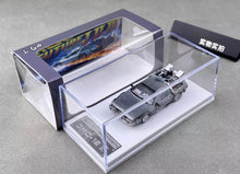 Load image into Gallery viewer, MJ 1:64 Silver DMC-12 Movie Sports Model Diecast Metal Car New Collection