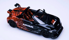 Load image into Gallery viewer, Mortal 1:64 Black S660 Advan Convertible Sports Model Diecast Metal Car New