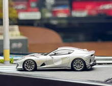 Load image into Gallery viewer, TOC 1:64 Silver Stripe 812C Coupe Racing Sports Model Diecast Metal Car New Collection
