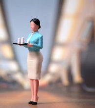 Load image into Gallery viewer, 1:64 Painted Figure Model Miniature Resin Diorama Sand Casual Man Woman Beauty