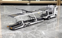 Load image into Gallery viewer, GCD 1:64 White AMG Actros Gigaspace 4x2 Trailer Truck Model Diecast Metal Car