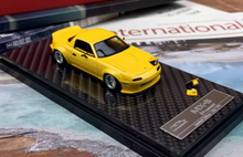 Load image into Gallery viewer, YM 1:64 Yellow JDM Miata MX5 Pandem Hard Top Sport Model Diecast Resin Car New