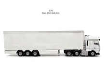 Load image into Gallery viewer, 1:76 White DAF XF Refrigerated Container Truck Model Diecast Metal Car New Collection