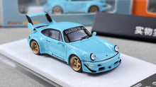 Load image into Gallery viewer, FS 1:64 Fast Speed Blue RWB 964 Racing Sports Model Diecast Metal Car New Collection