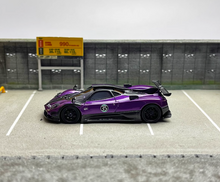 Load image into Gallery viewer, U2 1:64 Purple Zonda 760LH Super Racing Sports Model Diecast Resin Car Box