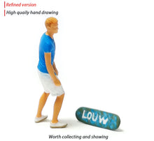Load image into Gallery viewer, 1:64 Painted Figure Mini Model Miniature Resin Diorama Skating Couple Boy Girl