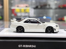 Load image into Gallery viewer, BZMW 1:64 White Skyline GTR R34 NISMO Z-Tune Sport Model Diecast Resin Car New Collection