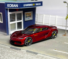 Load image into Gallery viewer, HKM 1:64 Red Gemera Super Racing Sports Model Diecast Metal Car